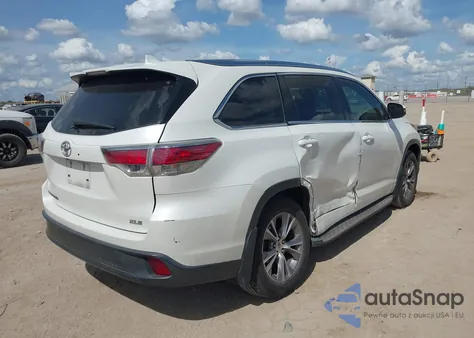 2015 Toyota Highlander Xle V6 from USA, damaged, VIN 5TDKKRFH5FS112125